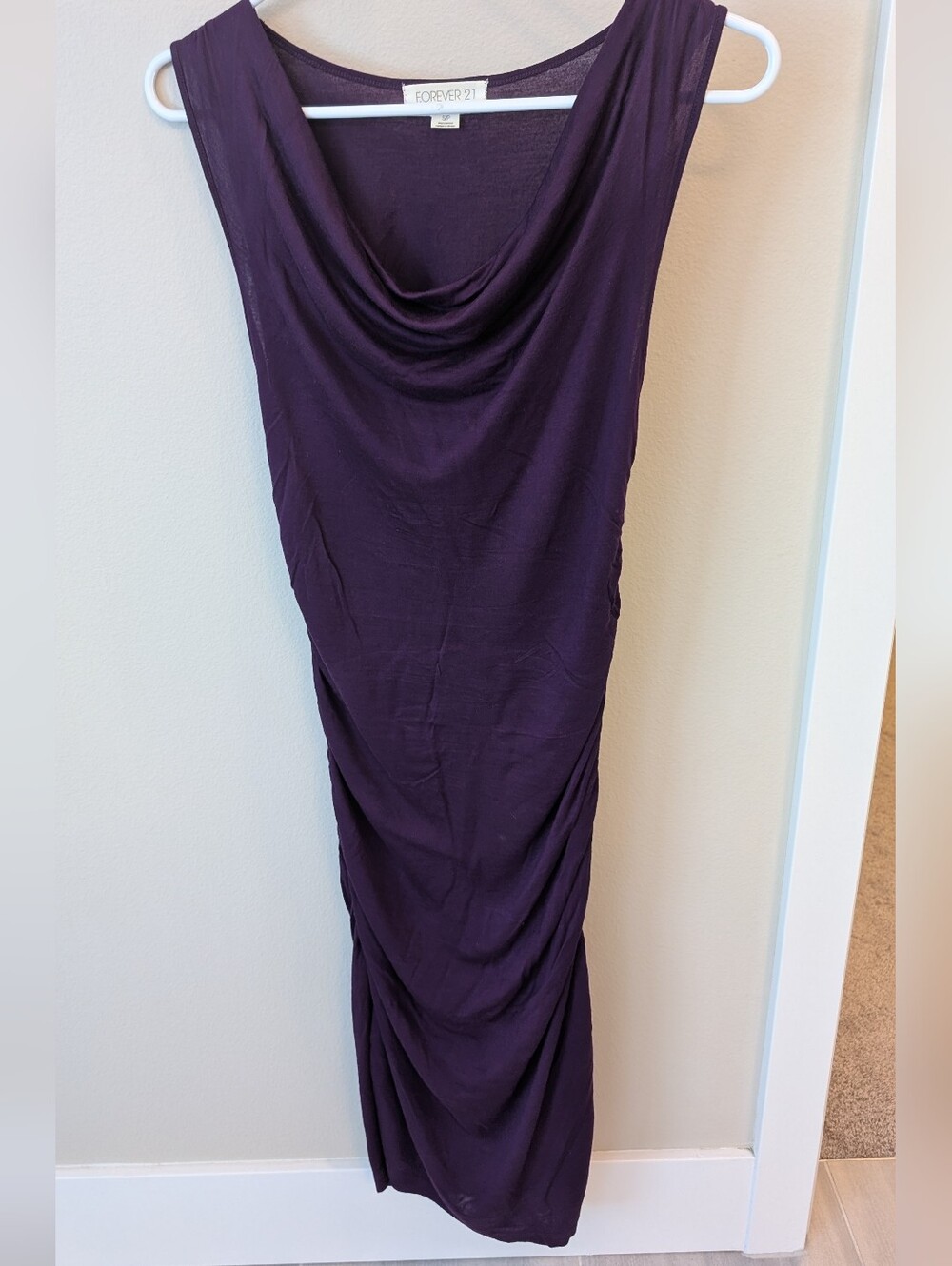 Forever 21 Purple Cowl Neck Dress